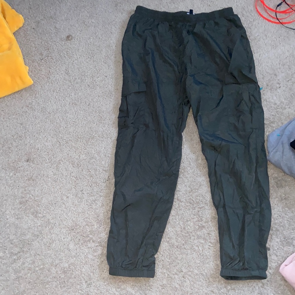 Green cargo pants